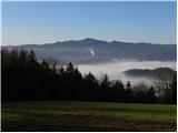 Podmeja - Črni vrh (Čemšeniška planina)